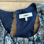 Likely  Bayard Paisley Round Neck Back Ruffle Tank Top Dress Sz 10 Photo 5