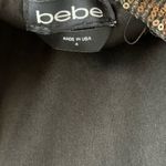 Bebe Black Jumpsuit With Gold Sequins Size 4 Photo 13