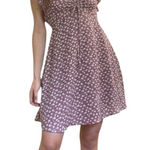 Monteau Sun Dress S Purple Floral Romantic Coquette Cottagecore Flirty Photo 0