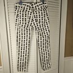 Free People Womens White Black Arrowhead Low Rise Ankle Crop Skinny Jeans 27 Photo 1