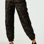 Blanc Noir Airborne Cargo Pants Joggers Camo Print Size Small New NWT Green Photo 0