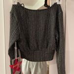 New Years Sparkly Crop Top Silver Size XS Photo 2