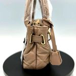 Badgley Mischka Mini Diamond Quilted Tote - Taupe Photo 2