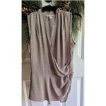 Chelsea28 Sleeveless Asymmetrical Side Cinched Womens Top/Blouse by  Size Medium Photo 1