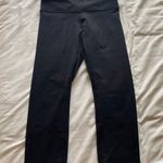 Lululemon Black Cropped Reversible Leggings Photo 0