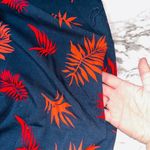 Soft Surroundings NWOT |  | Dress Palm Tree Print Waist Tie | Navy | Womens | PXL Photo 4