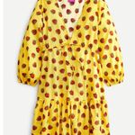 J.Crew NWT Edie Parker® X long-sleeve cover-up dress in strawberries Photo 1