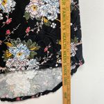 Workshop Republic Clothing Dark Floral Print Short Sleeve Tunic Top - Size S Photo 5