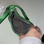Wild Fable  cross body clutch purse.  Satin Green. Adjustable strap. Like new. Photo 4