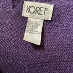 Vtg Y2K beaded winter scene cardigan vest Purple Size M Photo 1