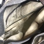 Tumi Villa Viverone Gray & Brown Leather Trimmed Business Tote Photo 7