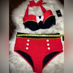 Disney  Mickey Mouse Halter Swim bikini Plus Size 2 Photo 7