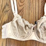 NEW NWT INC INTERNATIONAL CONCEPTS Plus Size Unlined Lace Bra Nude Beige sz 42C Photo 3