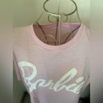 Barbie pink logo short sleeve t shirt XL 50% cotton Photo 6