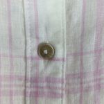 Free People  No Limits Oversized Linen Alabaster Combo Shirt Photo 5