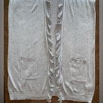 Joseph A . Ruffled Open Front Sleeveless Cardigan Sweater Vest - size XL Photo 5