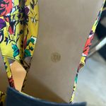 Betsey Johnson  Nettie Marigold Yellow Floral Point Toe Slingback Block Heel Photo 4