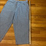 Vintage Halston jenaswear Blue and White Capris Size 6 Photo 11