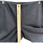 J Jill Ponte Slim Leg Pants M Blue Check Pull On Stretch Knit Casual Career Soft Size M Photo 5