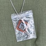 AGB Dress Womens Small Olive Green Shift Dress Lined Sleeveless Ruffle Necklace Photo 4