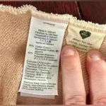 Madewell  Women’s Light Pink Bold Squiggle Double Crew Neck Sweatshirt Size Large Photo 3