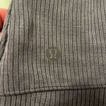 Lululemon  Ribbed Flare Pants – Size 8 – High Rise Stretch Lounge Yoga Pants Charcoal. Never worn. NWOT Photo 5