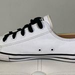 Converse  Chuck Taylor All Star White Leather Low Top Sneakers Size 9 Photo 2