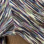 Worth New York Spacedye Cropped Long Sleeve Cardigan in Purple Jewel Tone Medium Photo 7