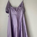 Princess Polly Reah Lilac Purple Cut Out Mini Satin Dress 12 Photo 8