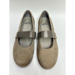 Dansko  Kendra Mary Jane Shoes Size EU 40 US 9.5-10 Taupe Milled Nubuck Wedge Photo 2