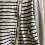 Lou & grey  By Loft Striped Zip Up Moto Jacket Size M Photo 2