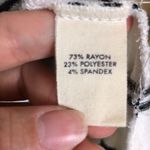 BKE Women’s Striped Fleece White Black Lightweight Buttons Back Sweater Photo 8