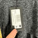 David Lerner  Top Womens XS Gray‎ Long Sleeve Ruffle Flare Boho Chic Glam NWT Photo 3