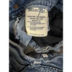 Miss Me low rise signature boot jeans sz 29 jewel embellished bottom pockets Photo 2