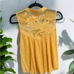 Free People  Crosshatch Mesh Tank Top Small Photo 2