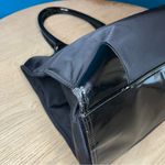 Tory Burch  Ella Black Nylon Tote Extra Large Purse Travel Bag Photo 7