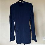 House Of CB House‎ of CB   'Mahalia' Navy Long Sleeve Mini Dress NWOT size M Photo 3