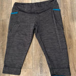 Patagonia  Gray Capris with Blue Accents Photo 0