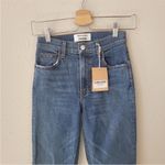 Reformation NWT Riley Frayed Denim Jeans- Size 24 in Rhine Photo 6