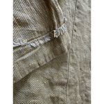 Flax  Linen Button Down Layering Top Women Large Spring Summer Fringe Beach Trip Photo 9