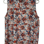 Paper Crane Women's  Floral White Blouse Size Large EUC #2299 Photo 0