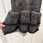 ZARA Short Sleeve Multicolored Knit Tiered Fringe trim Sweater Dress sz Small Photo 6