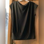 Siren Lily  Sequin Front Back Black Short Sleeve Top 2X Photo 1