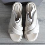 Vagabond Shoemakers Courtney Platform Slide Sandals Off-White Cream Size 41 Photo 5