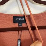 Bardot NWT  Copper Maxwell Long Sleeve Cut‎ Out Knit Top Size L Photo 2