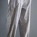 Boutique Cotton Striped Boyfriend Pant... Photo 0