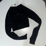 Gymshark Adapt Seamless Black Cropped Long Sleeve Size xs Photo 0