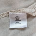 st. john's bay Cream Sweater Size Medium Tan Oatmeal Sweater Photo 5