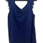 Soft Surroundings Na Pali Coast Top Womens Tank Top Large Crochet Lace NWT Photo 0