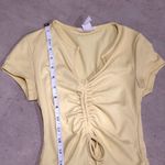 Soft Yellow Molly Rose Crop Top Photo 4